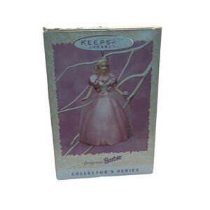 New 1996 Hallmark Keepsake Barbie Christmas Ornament Springtime Barbie Collect